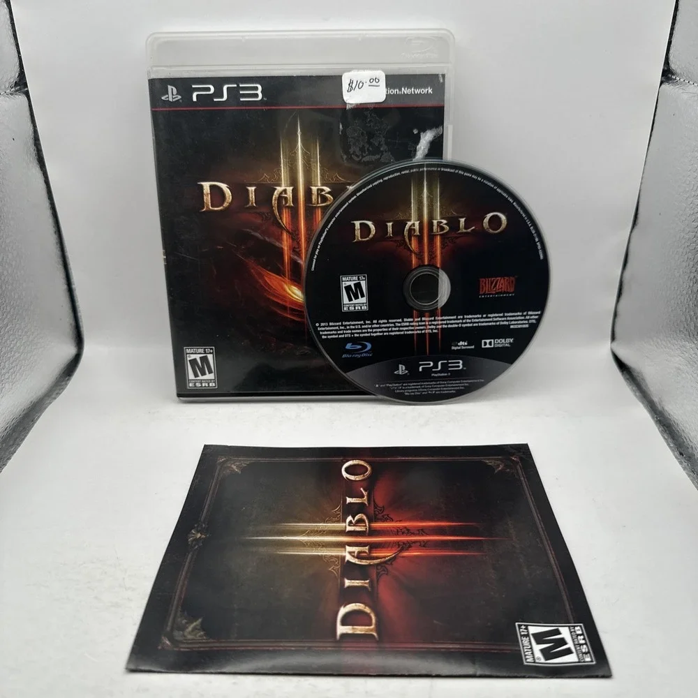 Diablo III 3 Sony PlayStation 3 2003 PS3 CIB Complete Manual Minty Disc Blizzard